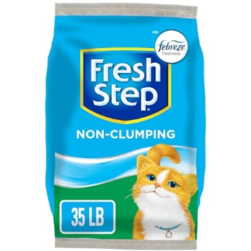 Picture of FRESH STEP 02030 Fresh Step Non Clumping Cat Litter With Febreze Freshness, With 7-Day Odor Control, 35 lb. Bag (EA)