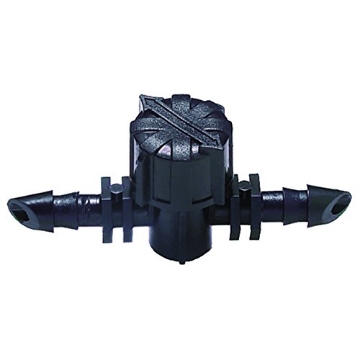 Picture of Rain Drip R612CT Raindrip 100050146 Double Barbed Valve .25in, 1/4 In (EA)