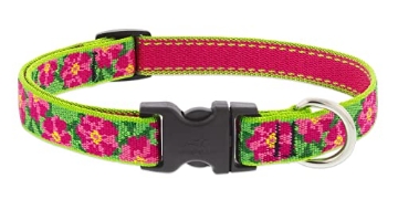 Picture of Lupine Collars & Leads 22201 Lupine Small Dog Collar 3/4" wide Petunias design Adjusts from 9" to 14" (EA)
