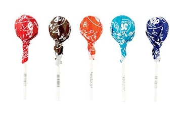 Picture of TOOTSIE ROLL 508 Tootsie Roll Pops Assorted Flavors Lollipop 60 oz. - Case of: 100; Each Pack Qty: 1 (EA)