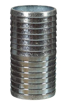 Picture of STZ INDUSTRIES FIMCO-2 B&K BK Products 2 in. Barb x 2 in. Dia. Barb Galvanized Steel Coupling - Total Qty: 1 (EA)