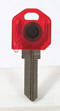 Picture of Giant International KW1RED Giant Concepts LLC Keylights House Key Blank w/Flashlight Single Sided for Fits Kwikset KW1/Weis - Case of: 10 (PK-10-EA)