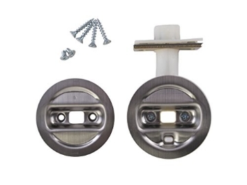 Picture of L E JOHNSON PRODUCTS INC 152115P1 Johnson Hardware Brushed Nickel Pocket Door Privacy Lock (EA)