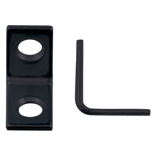 Picture of ACE TRADING - BH 10 01-3404-207 Hampton 5021187 0.75 x 0.75 x 0.75 in. Black Steel Inside L Corner Brace44; Pack of 2525 (PK-25-EA)