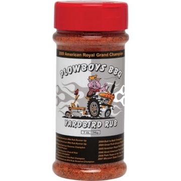 Picture of PLOWBOYS BBQ PF02007-6 Plowboys BBQ Seasonings and Rubs – Award-Winning Championship Spice Blends for Grilling, Smoking, and Cooking (7 Ounce (Pack of 1), Yardbird) (EA)