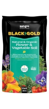 Picture of Black Rain Ordnance 1423003.CFL1.5P Black Gold Organic Flower and Vegetable Garden Soil 1.5 cu ft (EA)