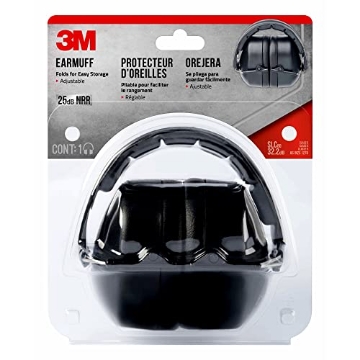 Picture of 3M 90563H1-DC 3M™ Folding Earmuff, 90563H1-DC, Black (EA)