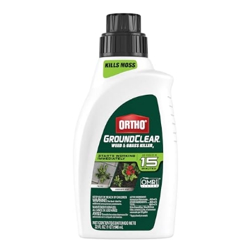 Picture of THE SCOTTS MIRACLE-GRO COMPANY 4650306 Ortho GroundClear Weed and Grass Killer2 Concentrate, Kills Dandelions, Chickweed, Crabgrass, Moss and More in Patios and Landscapes, OMRI Listed, 32 fl. oz. (EA)