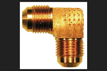 Picture of JMF COMPANY 41204 JMF 3/8 in. Dia. x 3/8 in. Dia. Flare To Flare Brass Flare Elbow (PK-2-EA)