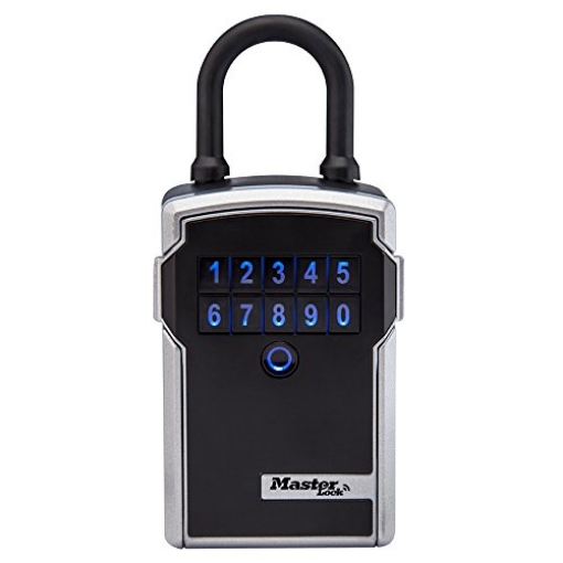 Picture of Mastercool 5440EC Master Lock Key Lock Box with Code, Outdoor Lock Box for Realtors, Property Managers and Landlords, Ideal for Short-Term Rentals, Key Safe Holds 5 Keys, 5440EC (EA)
