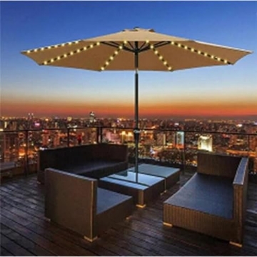 Picture of HOLIDAY BRIGHT LIGHTS SLUB208WWPATA Holiday Bright Lights White LED Umbrella Light (EA)