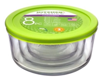 Picture of LIBRA INC 195-11468LIB Kitchen Classics Food Storage 8pc Nesting6 (PK-6-EA)