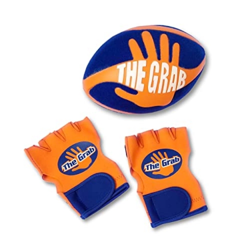 Picture of THE GRAB THEGRAB2GL The Grab Football - Make Incredible One Handed Catches, Game of Catch and Throw Football Toy, Includes 2 Gloves (EA)