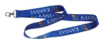 Picture of HILLMAN 712114 CLLG LANYARD-U OF KANSAS (PK-6-EA)