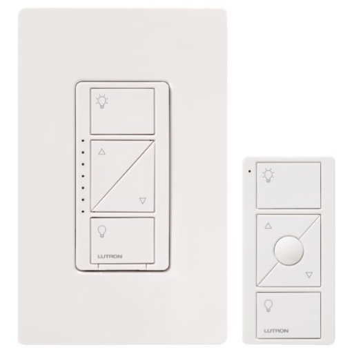 Picture of LUTRON ELECTRONICS CO P-PKG1W-WH-R DIMMER W/ PICO REMOTE (EA)