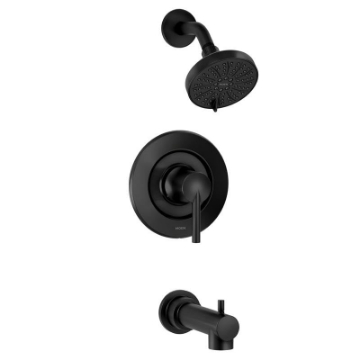 Picture of Moen 82770BL Arlys Matte Black Pressure Balance Tub and Shower Faucet (EA)
