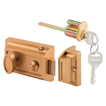 Picture of Prime U9967 Prime-Line U 9967 7/8 In. Brass Plated Diecast Cam Lock, Yale Keyway (Single Pack) (EA)
