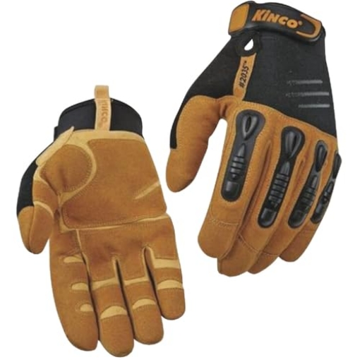 Picture of KINCO LLC 2035-XL KINCO LLC Glove FRMN PAD BLK/TN XL (EA)
