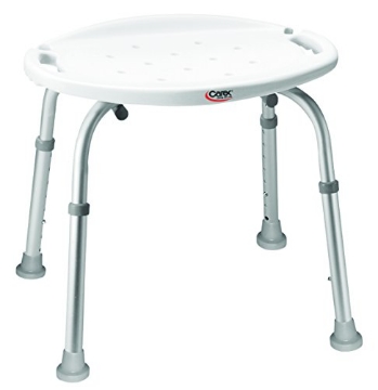 Picture of CAREX HEALTH BRANDS FGB75200 0000 Carex Adjustable Bath and Shower Seat – Shower Stool - Aluminum Bath Seat - Shower Chair with Handle (EA)