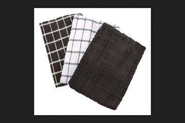 Picture of RITZ 82414 Ritz Black Cotton Kitchen Towel 3 pk (PK-3-EA)