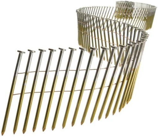 Picture of SENCO FASTENING SYSTEMS EL23ASBH Senco EL23ASBH Packaging Coil Collated Siding Nail, in, 15 deg/ (EA)