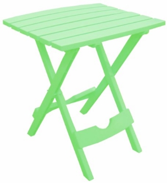 Picture of ADAMS MFG CORP 8510-08-3734 Adams Manufacturing 8500-08-3700 Plastic Quik-Fold® Side Table, Summer Green (EA)
