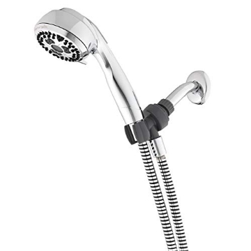 Picture of Waterpik NSE-753E Waterpik Adjustable Shower Head with Handheld Spray with 5-Foot Hose, Features Dual Position Height Select Bracket, 7 Spray Modes, Chrome Finish, NSE-753E (EA)