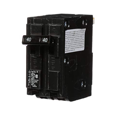 Picture of Siemens D240 Siemens D240 Circuit Breaker, QO Replacement, 40 Amp, Double Pole (EA)