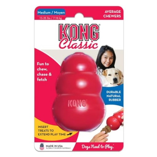 Picture of KONG COMPANY KO-T2 KONG Classic Dog Toy, Red, Medium (EA)