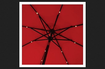 Picture of Living Accents UMS90BKOBD27 LIVING ACCENTS 9 ft. Tiltable Red Market Patio Umbrella (EA)
