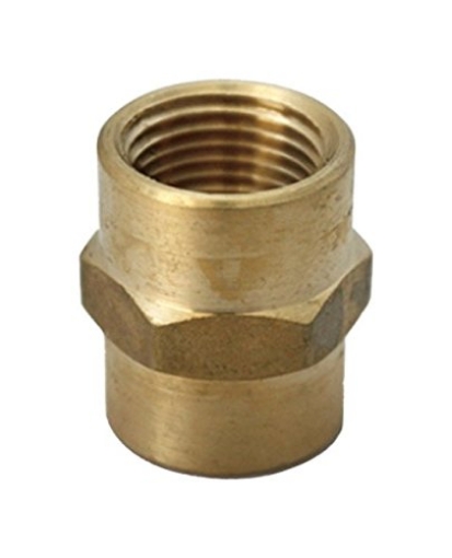 Picture of JMF COMPANY 4505145 3/8 in. FPT X 1/8 in. D FPT Brass Reducing Coupling (PK-5-EA)