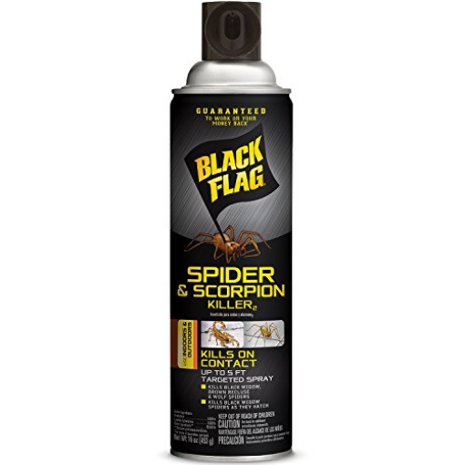 Picture of United Banking Supplies, Inc. HG-11027 Black Flag Spider and Scorpion Killer 16 Ounces, Aerosol Insecticide Spray, 12 Pack (PK-12-EA)