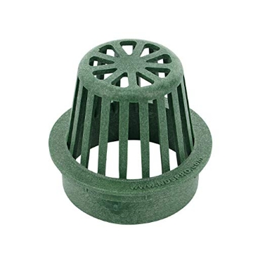Picture of Nds 75 NDS 75G 4-Inch Round Atrium Drain Grate Cover for 4-Inch Sewer and Drain Pipe Fittings, for Small Lawns, Landscaping and Patios, Green (EA)