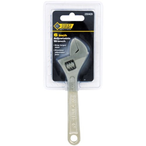 Picture of ACE TRADING - CMA 3 2251429 General Tech Intl 2251429 "Steelgrip" Adjustable Wrench 6" (EA)