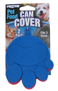 Picture of Prestige A00260 Prestige Universal Canned Food Covers with Paw Print Design (2 Pack) (EA)