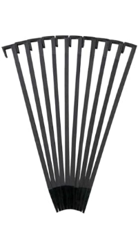 Picture of EASYFLEX 1940-10 EasyFlex 10 in. L X 0.8 in. H Plastic Black Anchoring Spike - Case of: 10;10 (PK-10-EA)