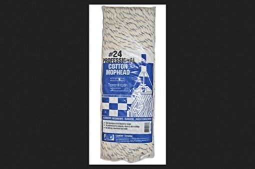 Picture of ELITE MOPS & BROOMS INC 105-4PLY-#24 Lanier #24 Mop Head 4-Ply Cotton 1 pk (PK-6-EA)