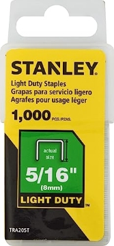 Picture of STANLEY Engineered Fastening TRA205T Stanley TRA205T 1,000 Units 5/16-Inch Light Duty Staples (EA)