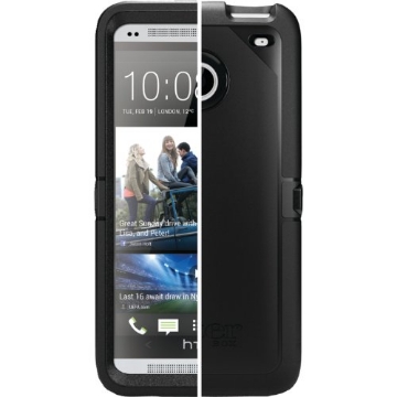 Picture of OTTER PRODUCTS LLC 77-32422 OTTERBOX Defender Series Case for HTC One M7 - Retail Packaging - Black (EA)