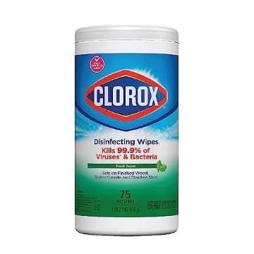 Picture of CLOROXSALE 01656 Clorox Disinfecting Wipes, Bleach Free Cleaning Wipes - Fresh Scent, 75 Count (EA)