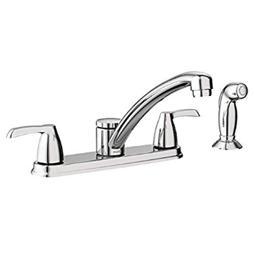 Picture of Moen 87046 Moen 87046 Adler Two Low Arc Kitchen Faucet with Optional Knob or Lever Handles, Chrome (EA)