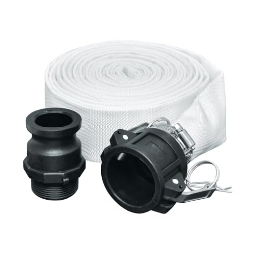 Picture of DEWALT(R) DXWP69646 DEWALT DXWP69646 1-1/2-Inch X 25-Feet Industrial Discharge Hose Kit with Quick-Connect Fittings (EA)