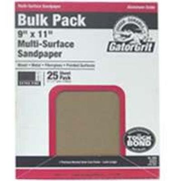 Picture of GATOR 3264 Gator 11 in. L x 9 in. W 100 Grit Medium Aluminum Oxide Sandpaper 1 pc. (PK-25-EA)