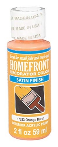 Picture of HOMEFRONT 17253 Homefront Satin Orange Burst Hobby Paint 2 oz. (PK-3-EA)