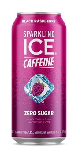 Picture of TALKING RAIN BEVERAGE COMPANY FG00216 Sparkling Ice Caffeine, Black Raspberry Sparkling Water with Caffeine, Zero Sugar, with Antioxidants and Vitamins,16 fl oz Can (PK-12-EA)