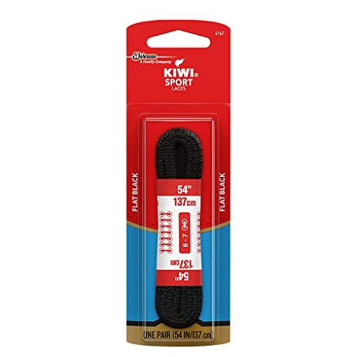 Picture of Kiwi 70431 Kiwi Shoe laces, 54 in, athletic black, 1 ct (EA)