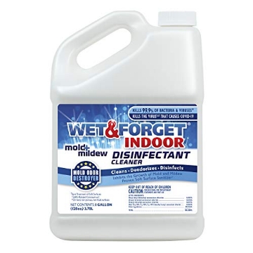 Picture of WET & FORGET INC 802128 Wet & Forget Indoor Mold and Mildew All-Purpose Cleaner Deodorizes, Disinfects, Kills 99.9% of Bacteria and Viruses, Refill, 128 Fl. Oz. (EA)