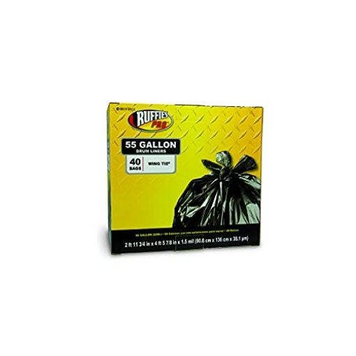 Picture of RUFFIES 1836200 Ruffles Pro 55 Gallon Drum Liners (40 Count) 618933(RPS108A) (EA)