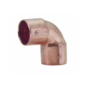Picture of NIBCO INC W01450J Mueller Streamline 1/2 in. Sweat x 1/2 in. Dia. Sweat Copper 90 Degree Elbow (EA)
