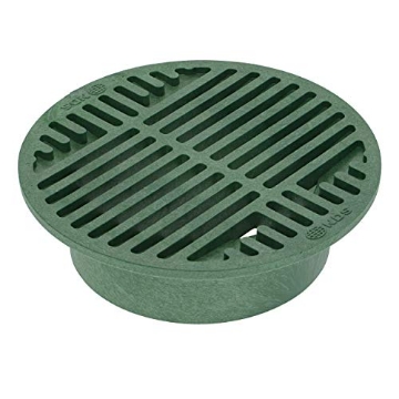 Picture of Nds 20 NDS 20, 8-Inch Round Grate, Connects to 6-Inch Spee-D® Basin, 6-Inch Drain Pipes and Fittings, for Small Lawns, Landscaping and Patios, Plastic, Green (EA)